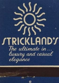 Stricklands Mountain Inn and Cottages - Matchbook (newer photo)